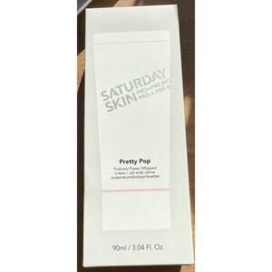 Saturday Skin Pretty Pop Probiotic Power Whipped Cream 3.04 Fl Oz New